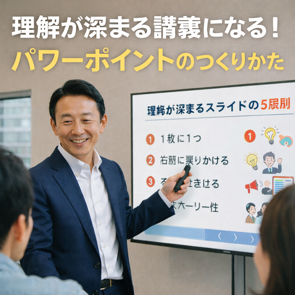理解が深まる講義になる！パワーポイントのつくりかた