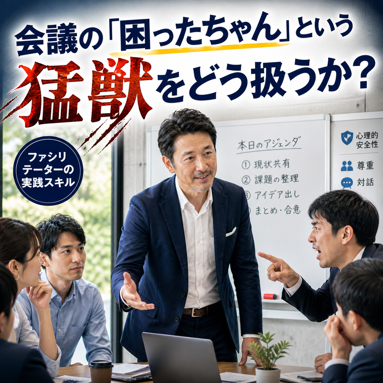 会議の「困ったちゃん」という猛獣をどう扱うか？