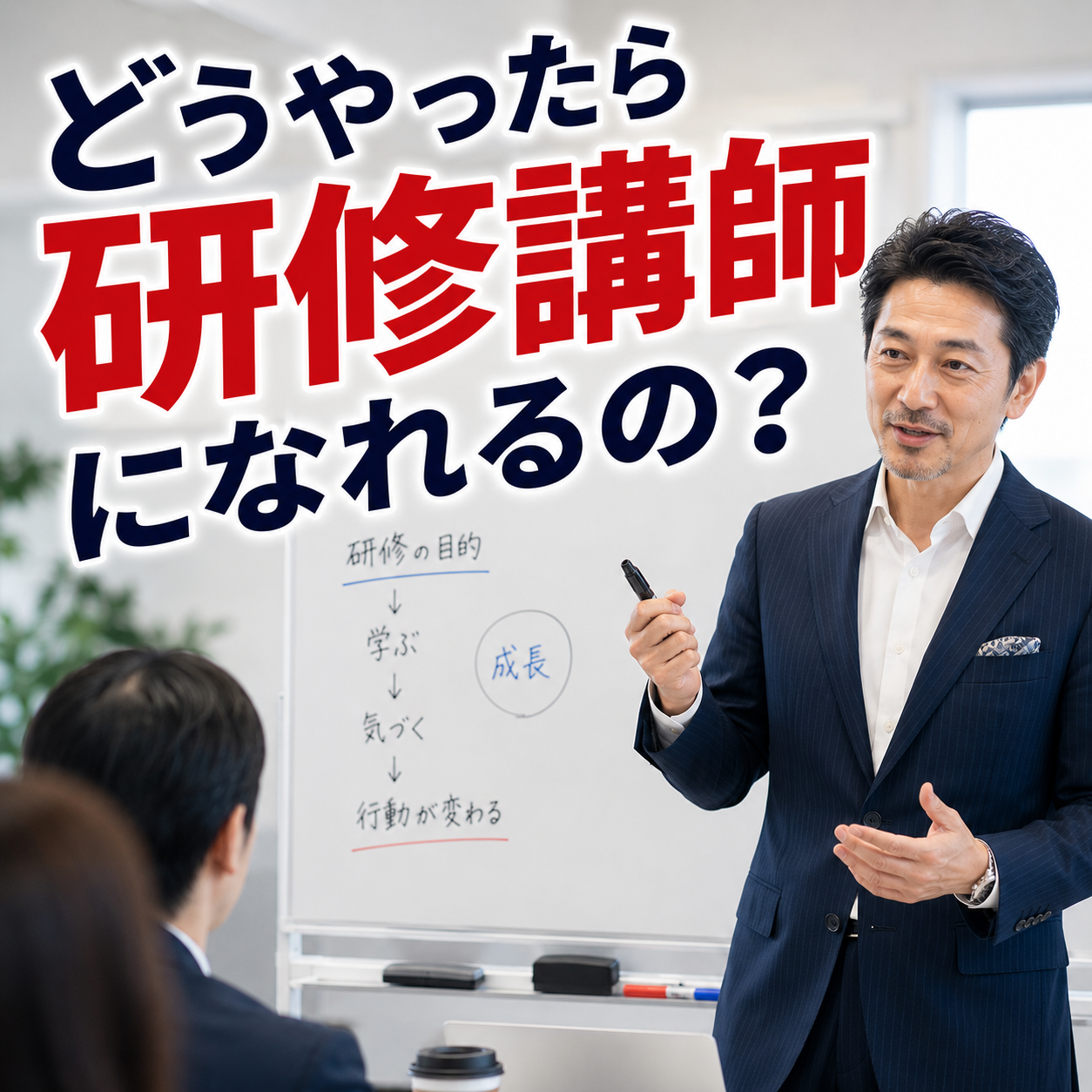どうやったら研修講師になれるの？